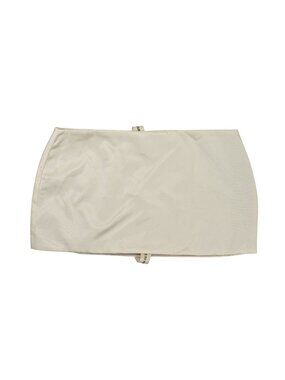 Mars the Label Fiora Satin MIni Skirt in Stone